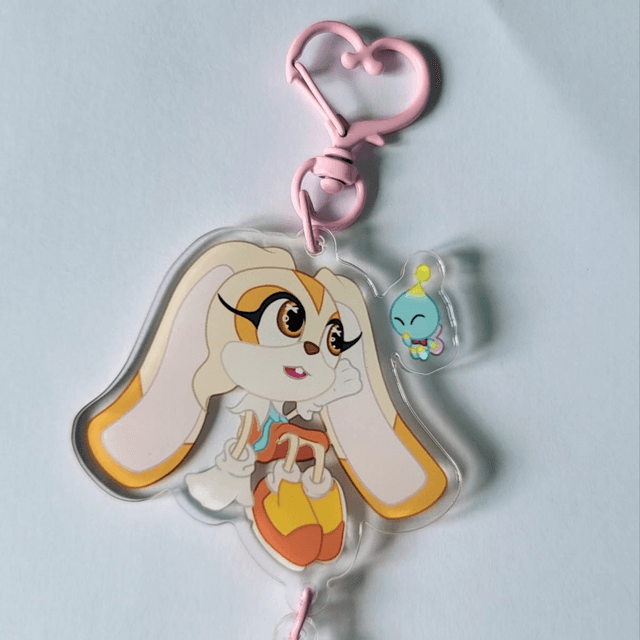 Team Rose Connected Acrylic Charm