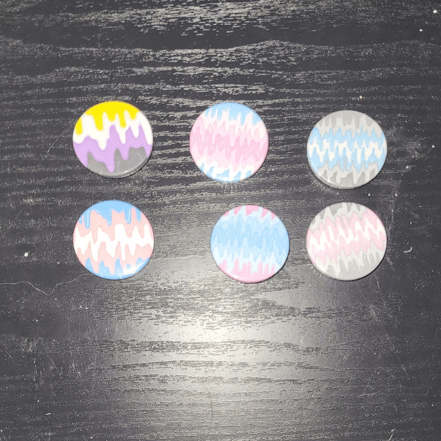 Melted Pride Badges