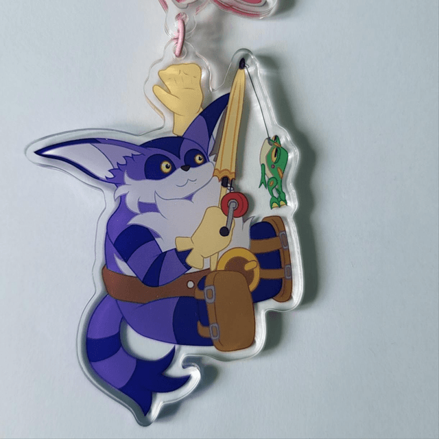 Team Rose Connected Acrylic Charm