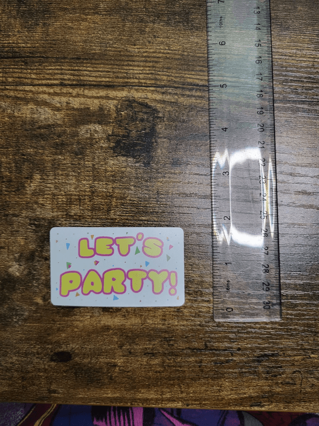 Let's Party Sticker