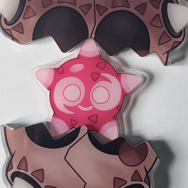 Red Core Minior Puzzle Charm