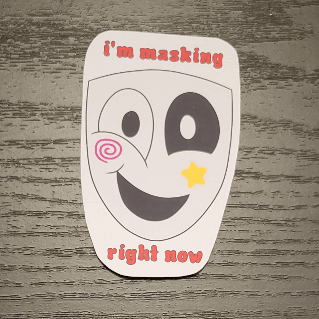 Gangle &#039;Masking&#039; Sticker