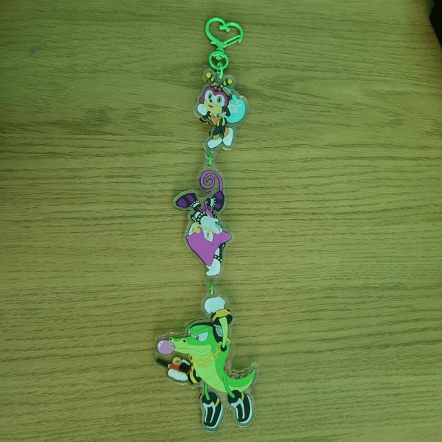 Team Chaotix Connected Acrylic Charm