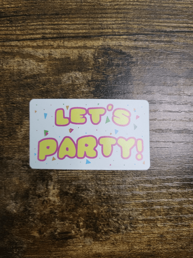 Let&#039;s Party Sticker